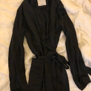 Wilfred silky duster coat